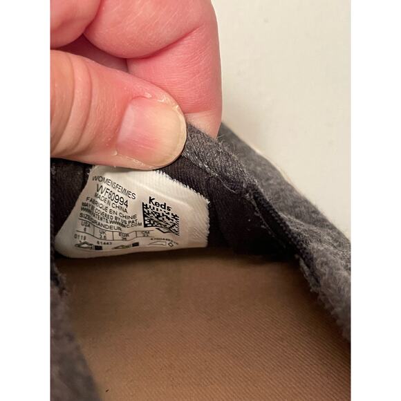 KEDS womens wool slip on sneakers size 6 denim blue color quilted pattern - Picture 9 of 10